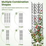 3-Pack Outdoor Plant Support Frame for Raised Garden Bed