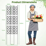3-Pack Outdoor Plant Support Frame for Raised Garden Bed