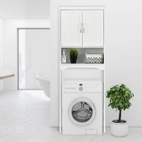 Over Toilet Space Saver Bathroom Organizer with Storage Cabinet
