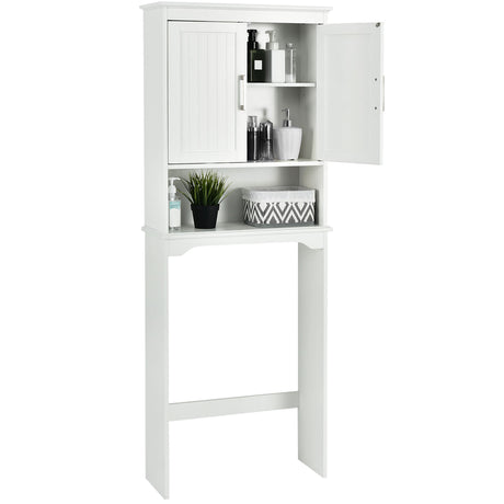 Over Toilet Space Saver Bathroom Organizer with Storage Cabinet