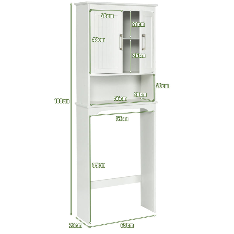 Over Toilet Space Saver Bathroom Organizer with Storage Cabinet