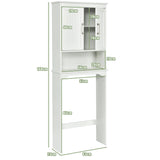 Over Toilet Space Saver Bathroom Organizer with Storage Cabinet