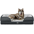 PawHut Calming Dog Bed Pet Mattress w/ Removable Cover, Anti-Slip Bottom, for Large Dogs, 120L x 80W x 22Hcm - Charcoal Grey