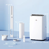 HOMCOM Portable Air Conditioner 12000 BTU, 4-in-1 Air Conditioning Unit, Dehumidifier, Cooling, Fan, Sleep Mode with 2 Speeds, Remote, LED Display, 24H Timer, Window Kit, Child Lock, 35m2, Cream