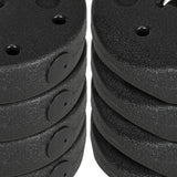 Outsunny Gazebo Weights Set of 8, 24KG Weights for Gazebo Legs with Reinforce Pins and Carry Belt, for Gazebos Shelters Marquees Tents