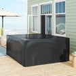 Outsunny Garden Furniture Cover, Waterproof Anti-UV Large Protective Patio Set Covers, 235 x 190 x 90cm, Black