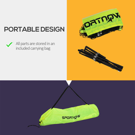SPORTNOW 4m Badminton Net, Height Adjustable Outdoor Sports Net, with Carry Bag, for Tennis, Pickleball, Volleyball