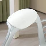 Vinsetto Office Chair Ergonomic 360 Swivel PU Diamante Padded Base 5 Castor Wheels for Home Work White