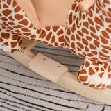 HOMCOM Children Kids Rocking Horse Toys Giraffe Seat Belt Toddlers Baby Toy Gift