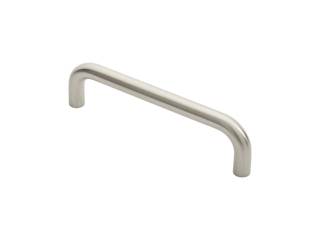 19MM DIA. D PULL HANDLE - 225MM C/C - BOLT THROUGH FIXING_x005F
 - SATIN STAINLESS STEEL - EACH