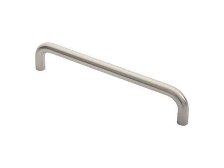 19MM DIA. D PULL HANDLE - 300MM C/C - BOLT THROUGH FIXING_x005F
 - SATIN STAINLESS STEEL - EACH