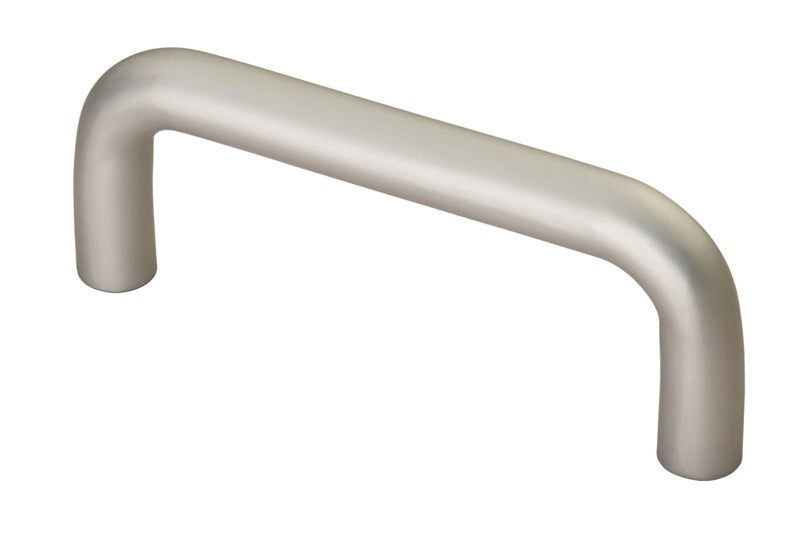19MM DIA D PULL HANDLE - 600MM C/C - SATIN ANODISED ALUMINIUM - EACH