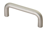 19MM DIA D PULL HANDLE - 600MM C/C - SATIN ANODISED ALUMINIUM - EACH