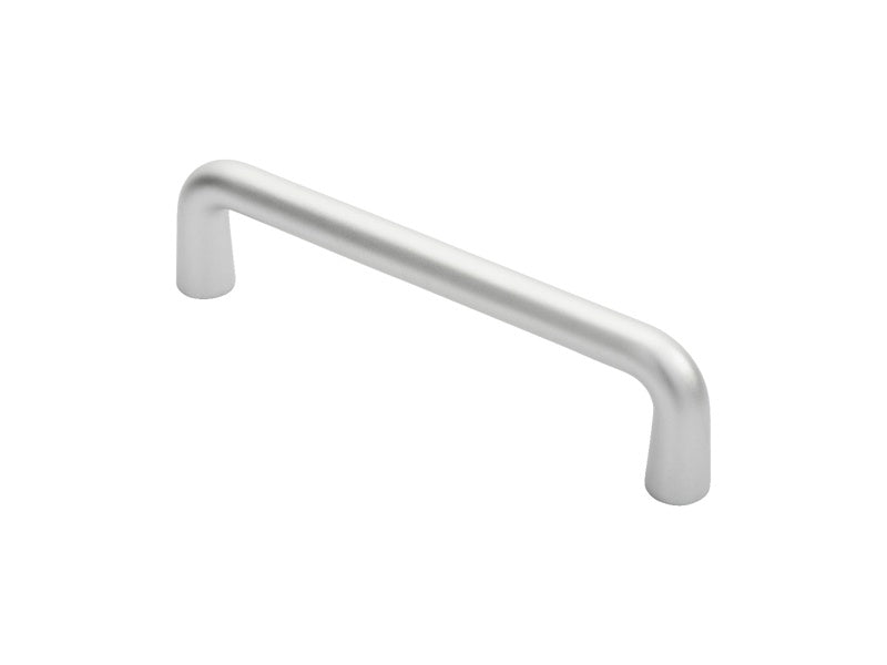 19MM DIA D PULL HANDLE - 225MM C/C - SATIN ANODISED ALUMINIUM - EACH