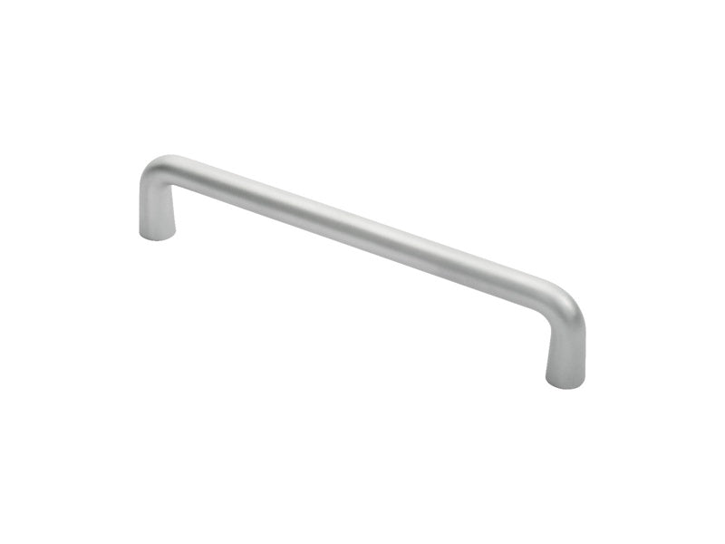 19MM DIA D PULL HANDLE - 300MM C/C - SATIN ANODISED ALUMINIUM - EACH