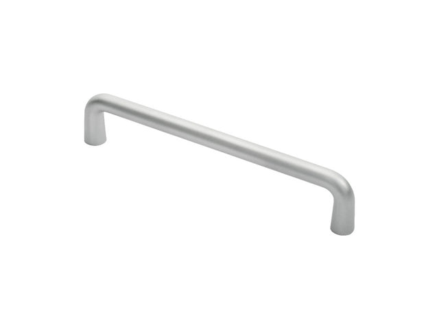 19MM DIA D PULL HANDLE - 300MM C/C - SATIN ANODISED ALUMINIUM - EACH