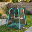 PawHut Cat Tent, 3-Tier Portable Pet Tent for Indoor Outdoor, Cat House with Multi-Door, Carry Bag, Breathable Mesh