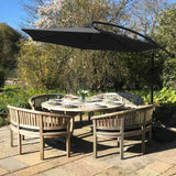 Black Cantilever Parasol