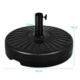 20 Inch Round 23L Water Filled Umbrella Base