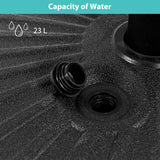 20 Inch Round 23L Water Filled Umbrella Base