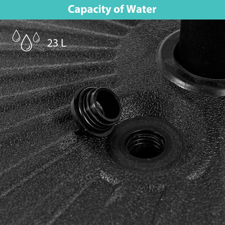 20 Inch Round 23L Water Filled Umbrella Base