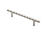 19MM DIA. T BAR PULL HANDLE - 225MM C/C - BOLT THROUGH FIXING_x005F
 - SATIN STAINLESS STEEL - EACH