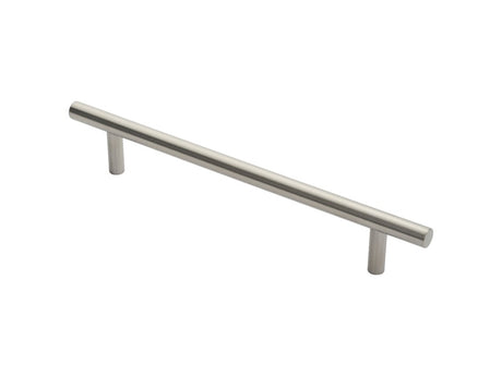 19MM DIA. T BAR PULL HANDLE - 300MM C/C - BOLT THROUGH FIXING_x005F
 - SATIN STAINLESS STEEL - EACH