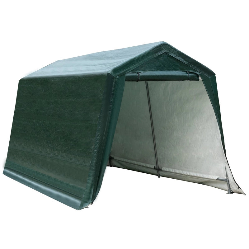 2.5M x 4.2M Patio Storage Shelter with Waterproof Ripstop Cover-Green