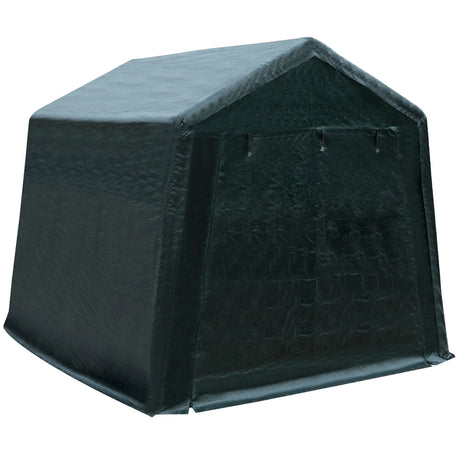 2.5M x 4.2M Patio Storage Shelter with Waterproof Ripstop Cover-Green
