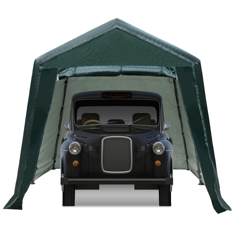 2.5M x 4.2M Patio Storage Shelter with Waterproof Ripstop Cover-Green