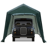 2.5M x 4.2M Patio Storage Shelter with Waterproof Ripstop Cover-Green