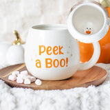 Peekaboo Ghost Rounded Mug