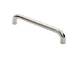 25MM DIA. D PULL HANDLE - 300MM C/C - BOLT THROUGH FIXING_x005F
 - BRIGHT STAINLESS STEEL - EACH