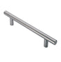 25MM DIA. T BAR PULL HANDLE - 300MM C/C - BOLT THROUGH FIXING_x005F
 - SATIN STAINLESS STEEL - EACH