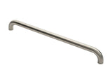 30MM DIA. D PULL HANDLE - 600MM C/C - BOLT THROUGH FIXING_x005F
 - SATIN STAINLESS STEEL - EACH