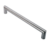 30MM DIA. MITRED PULL HANDLE - 450MM C/C - BOLT THROUGH FIXING_x005F
 - SATIN STAINLESS STEEL - EACH