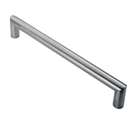 30MM DIA. MITRED PULL HANDLE - 450MM C/C - BOLT THROUGH FIXING_x005F
 - SATIN STAINLESS STEEL - EACH