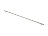 30MM DIA. T BAR PULL HANDLE - 1630MM C/C - BOLT THROUGH FIXING_x005F
 - SATIN STAINLESS STEEL - EACH