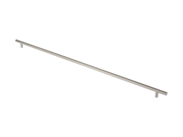 30MM DIA. T BAR PULL HANDLE - 1630MM C/C - BOLT THROUGH FIXING_x005F
 - SATIN STAINLESS STEEL - EACH