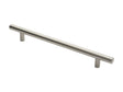 30MM DIA. T BAR PULL HANDLE - 450MM C/C - BOLT THROUGH FIXING_x005F
 - SATIN STAINLESS STEEL - EACH