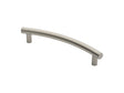 30MM DIA. T BAR CURVED PULL HANDLE - 350MM C/C - BOLT THROUGH FIXING_x005F
 - SATIN STAINLESS STEEL - 420mm - EACH