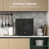 HOMCOM 35L Mini Freezer, -24 to -14 Temperature - Black