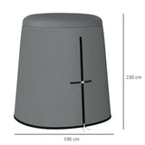 Outsunny 196 x 230 cm Hanging Egg Chair Protective Cover - Grey