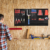 24" x 48" Metal Pegboard Garage Tool Board Holder