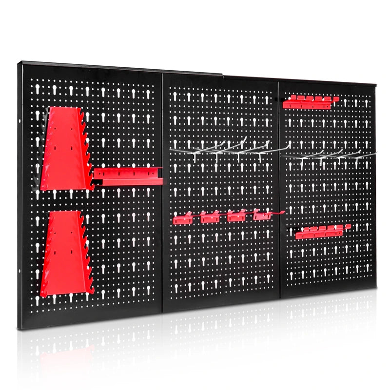 24" x 48" Metal Pegboard Garage Tool Board Holder