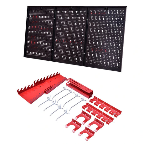 24" x 48" Metal Pegboard Garage Tool Board Holder