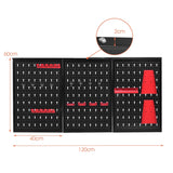 24" x 48" Metal Pegboard Garage Tool Board Holder