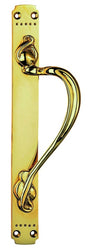 LAURIN - PULL HANDLE - (RIGHT HAND) - POLISHED BRASS - 375MM X 45MM - EACH