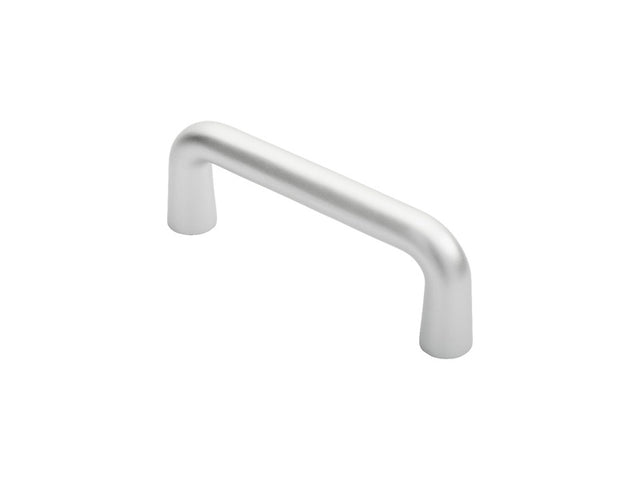 22MM DIA D PULL HANDLE - 150MM C/C - SATIN ANODISED ALUMINIUM - EACH