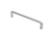 22MM DIA D PULL HANDLE - 300MM C/C - SATIN ANODISED ALUMINIUM - EACH